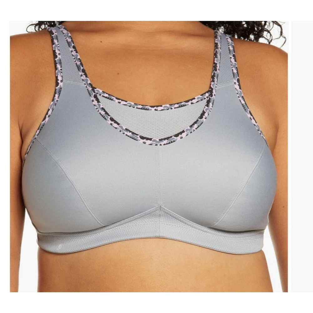 Glamorise sports bra 1066 No-Bounce Camisole gray size 34D